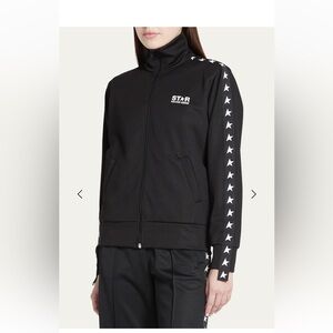 Women’s Golden Goose Grosgrain-Trim Zippered Track Jacket - Small.